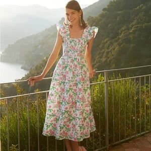 Hill House Ellie Size S EUC Pink Roses